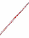 Conchy Muschel Strang rosa-weiss 4.5 mm rund Kugeln - Shanti Enterprise AG