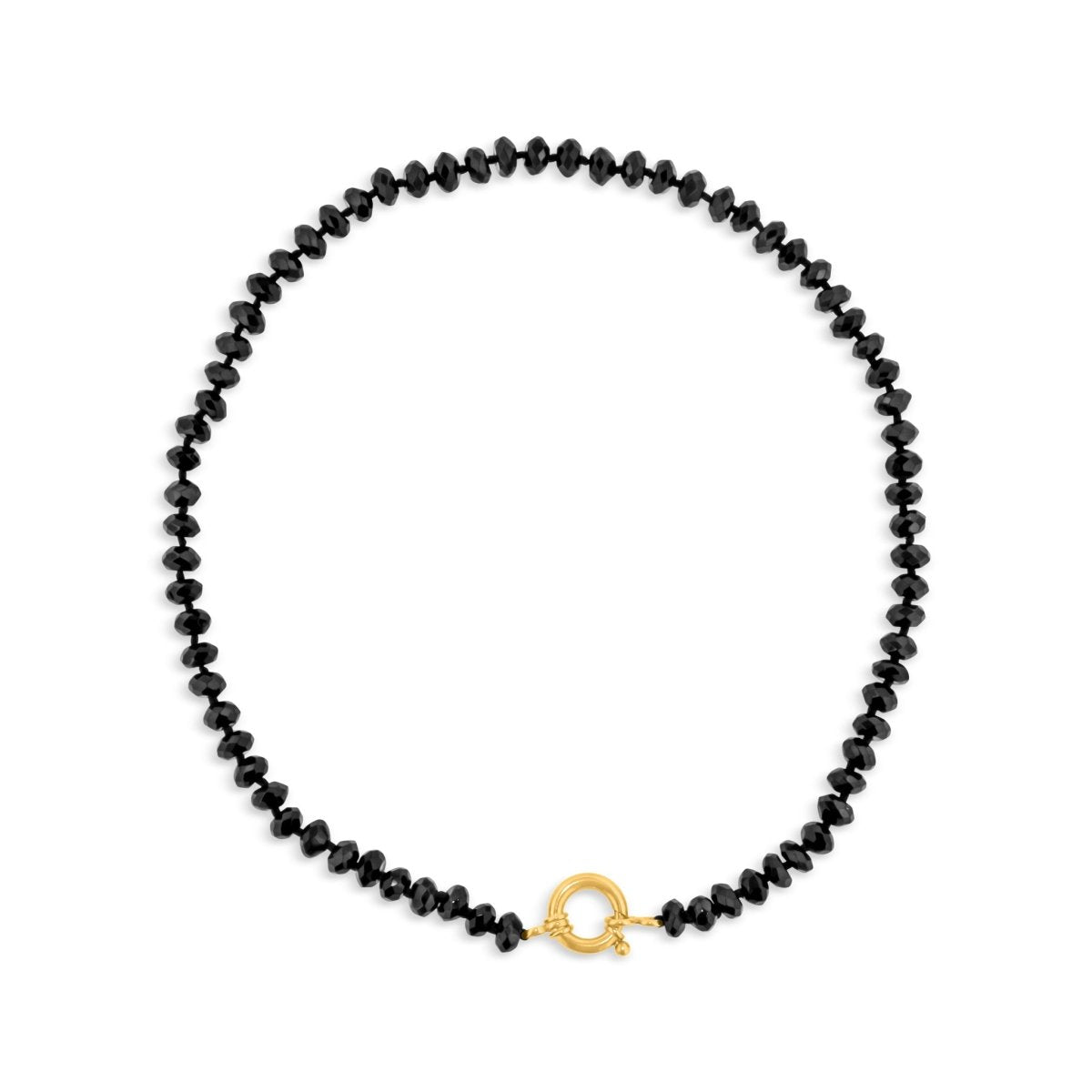 Onyx Kette schwarz Buttons facettiert 8 mm 44 cm lang geknüpft mit Federring Schloss 15 mm (Kopie) (Kopie) (Kopie) (Kopie) (Kopie) (Kopie) (Kopie) (Kopie) (Kopie) - Shanti Enterprise AG