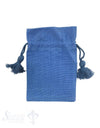 Baumwollsäckli, 25 Stk., blau, grob - Shanti Enterprise AG