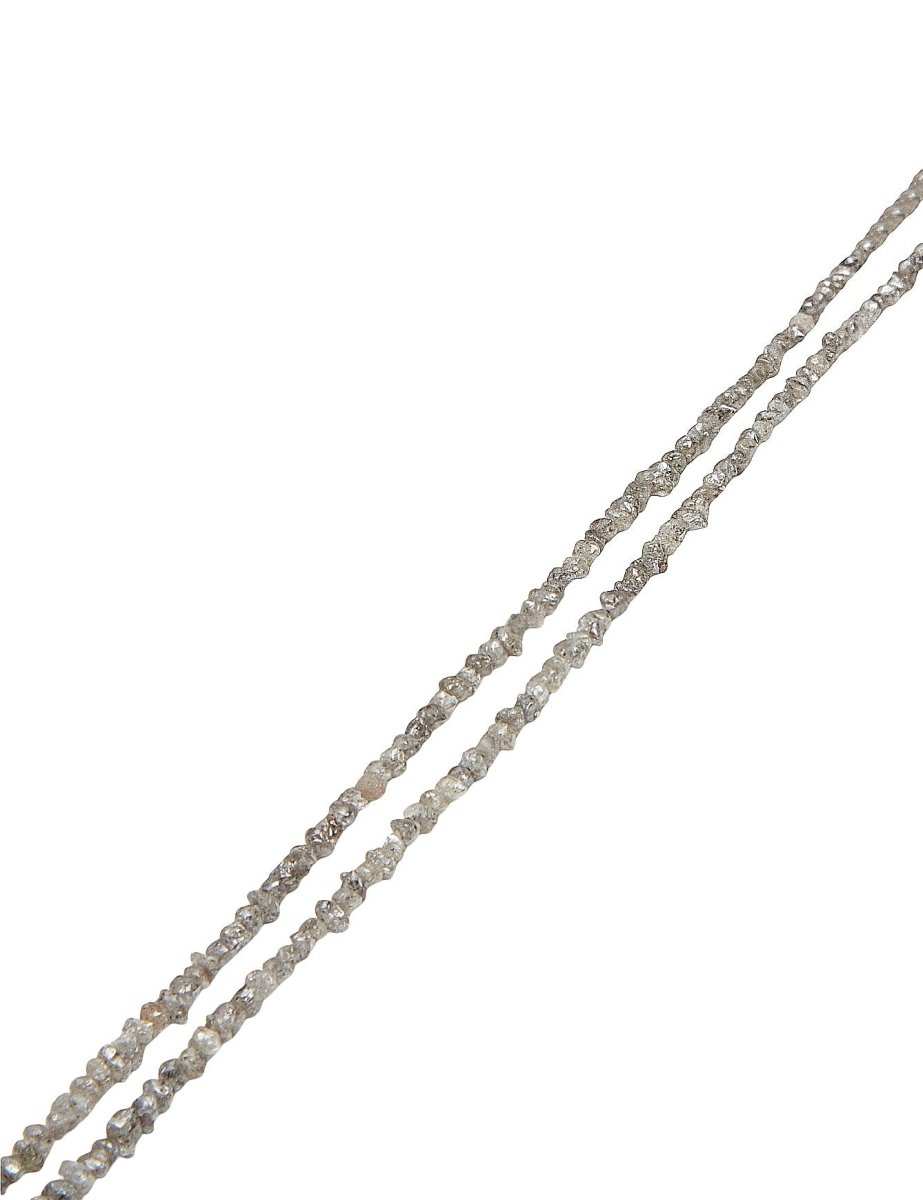 Diamant Strang grau chips natur AA 2,3 - 2,9 mm - Shanti Enterprise AG