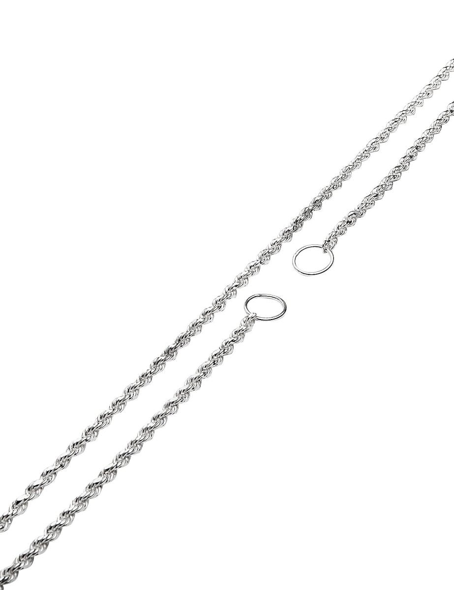 Singapur rund Kette Ø 3 mm mit Öse 10x0.94 mm Silber 925 - Shanti Enterprise AG